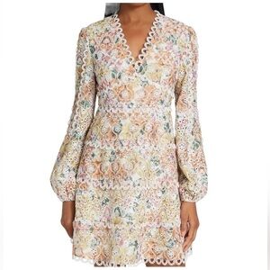 En Saison Women’s Eyelet Mini Dress Size XS Extra Small 2